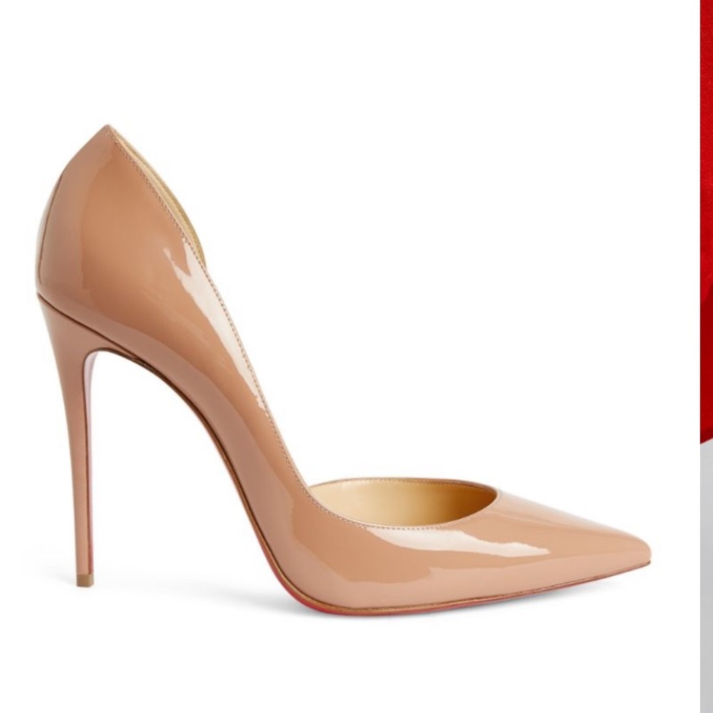 Christian Louboutin IRiza 100 Patent F008 Poudre